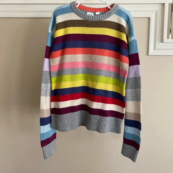 GAP | Shirts & Tops | Girls Gap Kids Striped Sweater | Poshmark